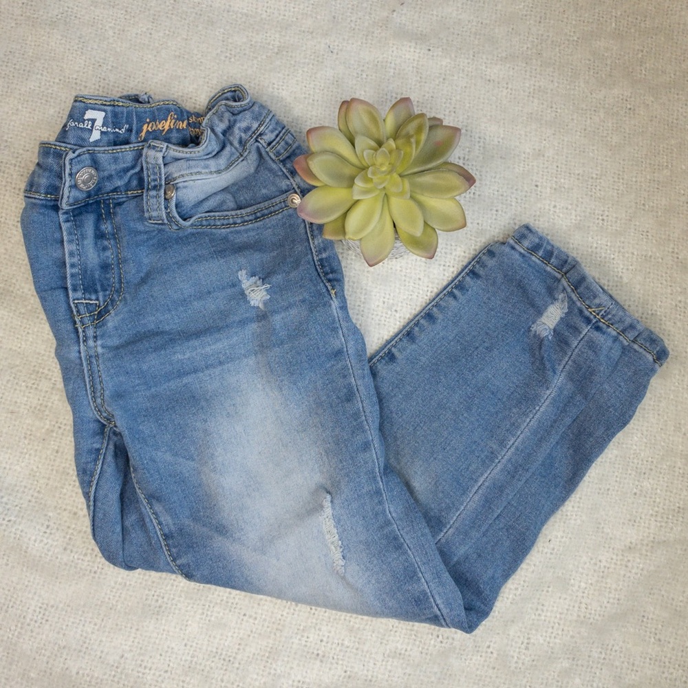 74AMK cropped boyfriend jean